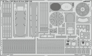 Maquette Eduard BIG49366 F-16C Block 42 de 2006 KINETIC MODEL au 1/48 – Bild 3