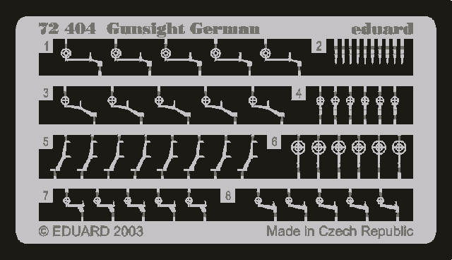 Eduard 72404 Viseur allemand 1/72