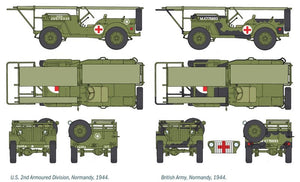 Italeri 0326 1,4 tonne. 4 4 JEEP AMBULANCE (1/35) – immagine 3