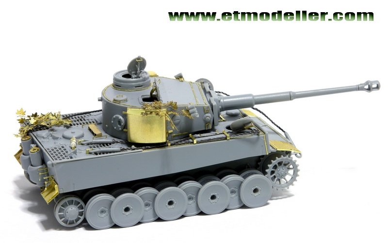 Maquette ET E72-006 Tigre allemand de la Seconde Guerre mondiale, production initiale pour DRAGON 7370 au 1/72