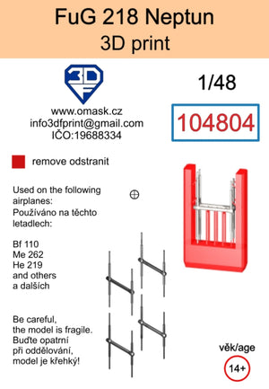 Omask 104804 FuG 218 Neptun (impression 3D) 1/48 – immagine 2