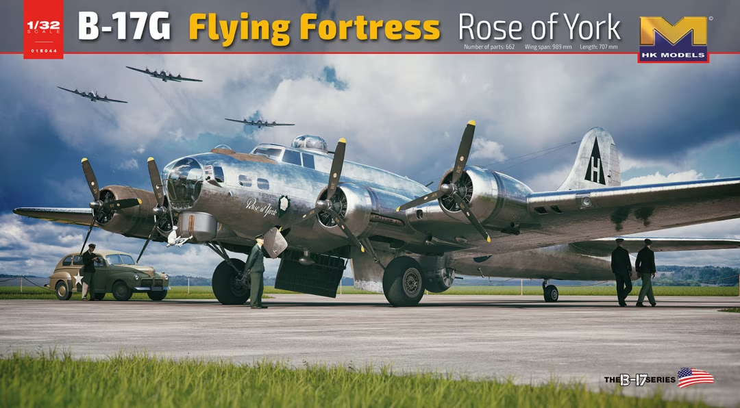 Maquette HK Models 01E044 B-17G Flying Fortress Rose of York Édition Limitée 1/32