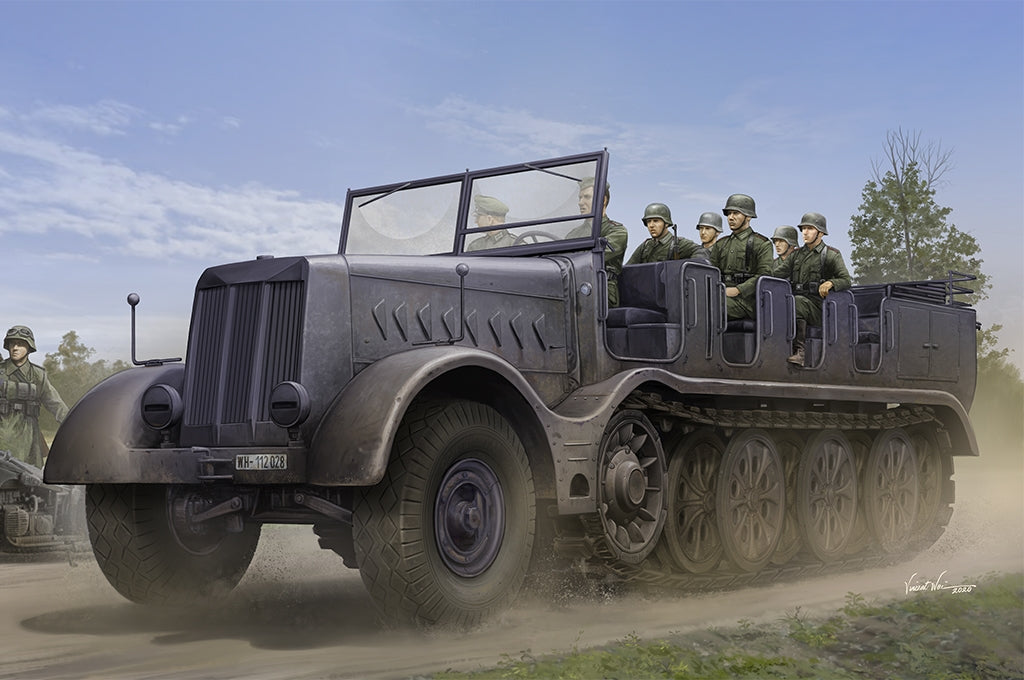 Trumpeter 09575 Schwerer Zugkraftwagen 18 t Sd.Kfz.9 Artillerie Version 1/35
