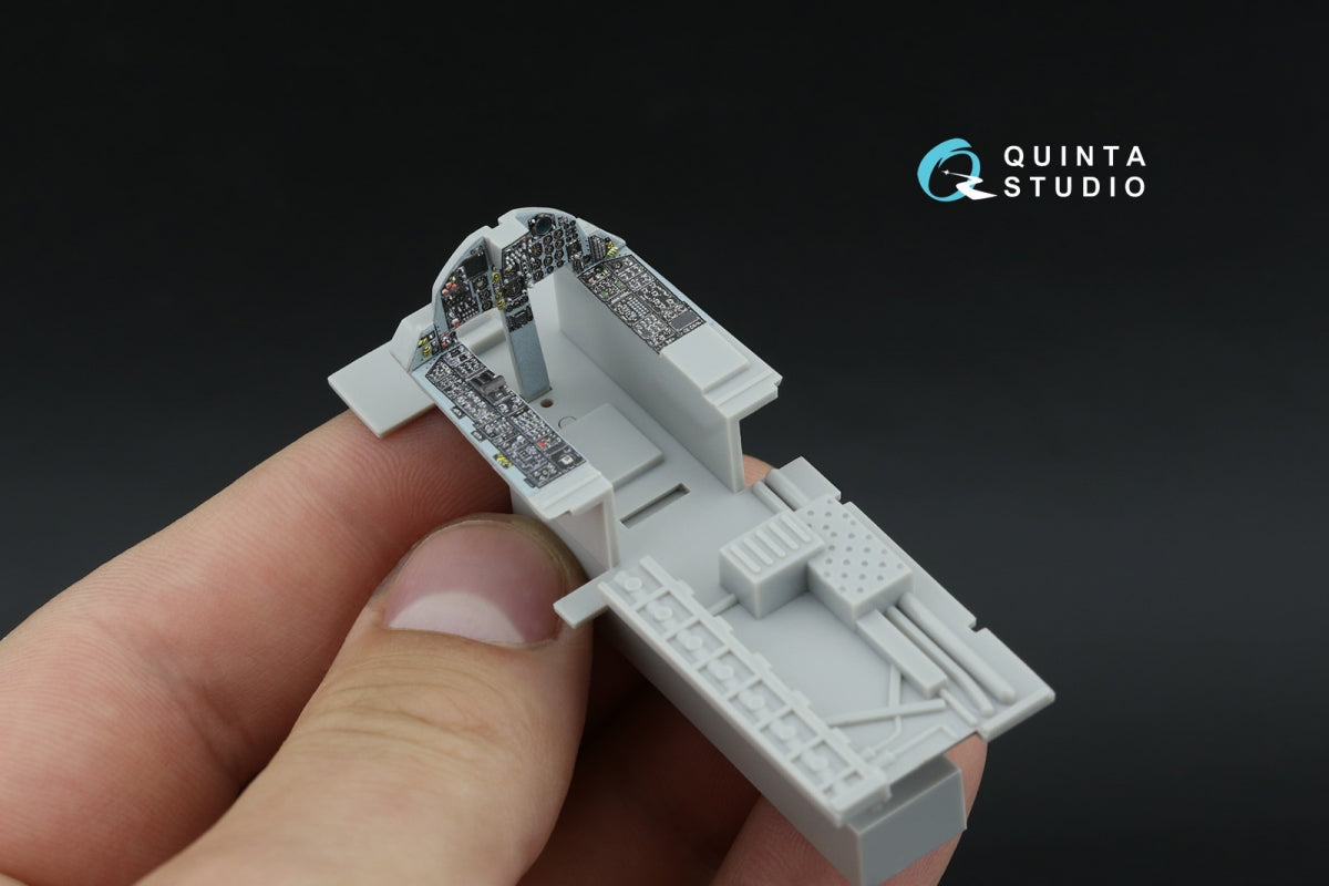 Intérieur imprimé en 3D et coloré sur papier décalcomanie pour F-15A/F-15C Early/F-15J Early (Hasegawa) (Petite version) au 1/48 – Bild 8