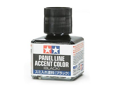 Tamiya 87131 Couleur d&amp;#39;accentuation des lignes de panneau (noir)