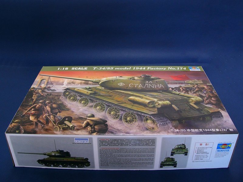 Trumpeter 00904 T-34/85 Modèle 1944 « N° d&amp;#39;usine 174 » 1/16  – image 2