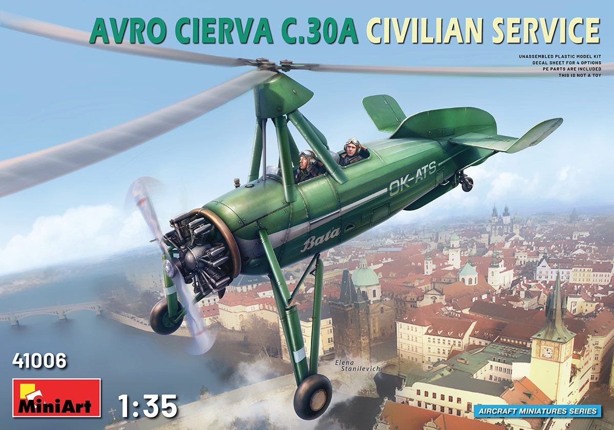 MiniArt 41006 Avro Cierva C.30A Service Civil 1/35