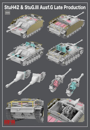 Rye Field Modèle 5086 StuH42 &amp;amp; StuG.III Ausf.G Production tardive 1/35 – immagine 2