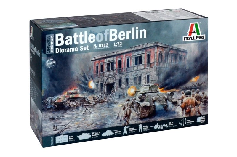 Italeri 6112 BATAILLE DE BERLIN Diorama Set (1/72)