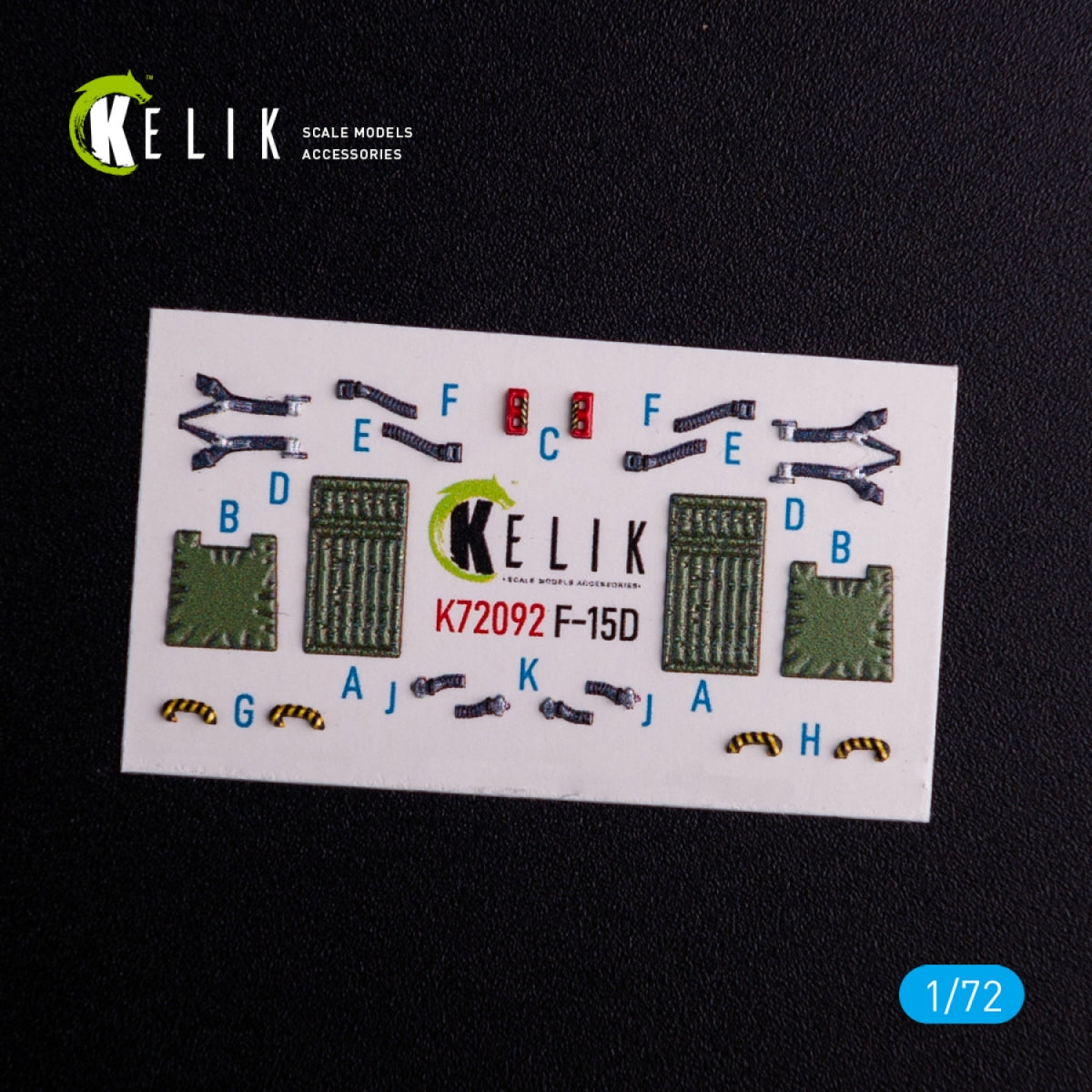 KELIK K72092 F-15D - décalcomanies 3D intérieures pour kit FineMolds au 1/72 – Bild 2