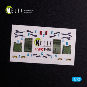 KELIK K72092 F-15D - décalcomanies 3D intérieures pour kit FineMolds au 1/72 – Bild 2