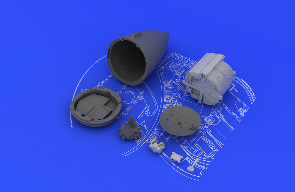 Eduard 648067 F-4J/S radar 1/48 (Hasegawa)