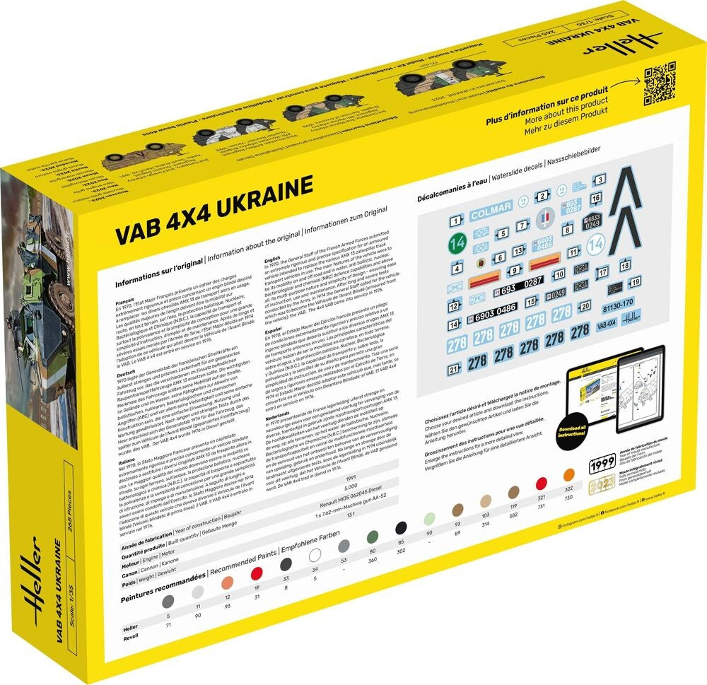Heller 57130 VAB 4X4 Ukraine - Kit de démarrage 1/35 – image 2