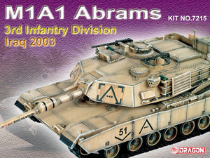 Dragon 7215 M1A1 Abrams Irak 2003 (1/72)
