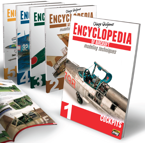 AMMO of Mig Jimenez 6050 ENCYCLOPEDIA OF AIRCRAFT MODELLING TECHNIQUES - VOL.1 - COCKPITS