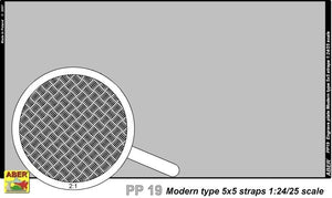 Assiette rainurée Aber PP19 (140x77mm) Motif contemporain 5x5 lignes (1/24/25) – imagen 2