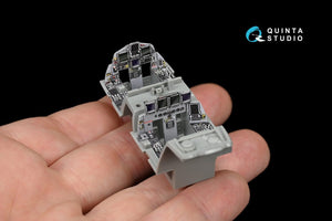 Intérieur imprimé en 3D et coloré sur papier décalcomanie Quinta Studio QD48090 F-15E (pour kit GWH) 1/48 – image 7