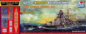 J&amp;#39;adore le kit 65701 Cuirassé allemand Bismarck 1941 avec kit de détails au 1/700