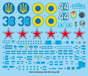 Trumpeter 03224 Mikoyan MIG-29C Fulcrum russe au 1/32 – immagine 18