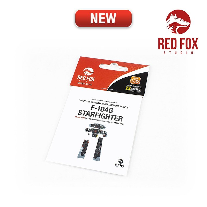 Red Fox Studio QS-32115 F-104G Starfighter (pour kit Hasegawa) 1/32