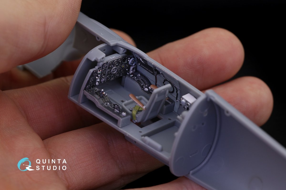 Intérieur imprimé en 3D et coloré sur papier décalcomanie Quinta Studio QD48184 La-11 (HobbyBoss) 1/48 – Bild 9