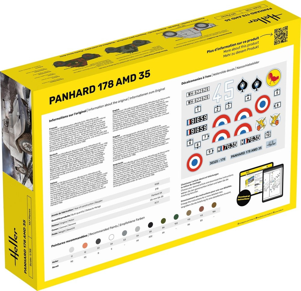 Heller 35325 Panhard 178 Kit de démarrage 1/35 – image 4