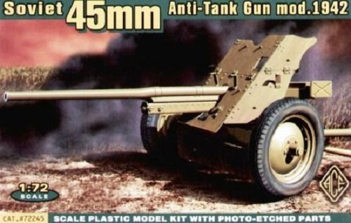 ACE 72245 Canon antichar soviétique de 45 mm modèle 1942 (1/72)