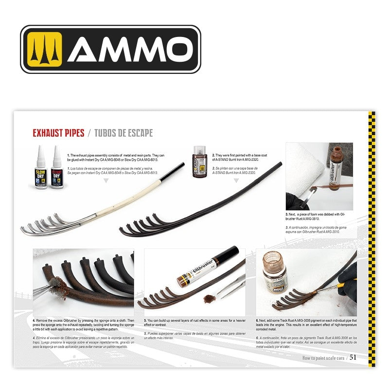 Ammo by Mig 6298 Comment peindre des voitures miniatures Bilingue : anglais et espagnol – Bild 3