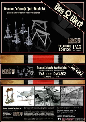 Das Werk DW4802 Ensemble de cric de la Luftwaffe allemande - Édition étendue 1/48