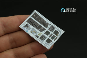 Quinta Studio QDS-32147 F/A-18B Early Intérieur imprimé en 3D et coloré sur papier décalcomanie (Academy) (Petite version) 1/32  – image 5