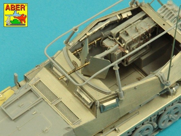Canon Aber 35L-169 pour fusil MG34 allemand avec protection blindée 1/35 – immagine 5