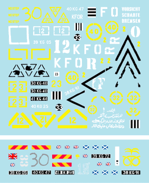 Planche de décalcomanies Star Decals 35-C1098. Telic 3 1/35 – immagine 3