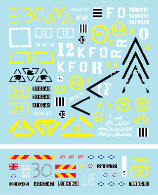 Planche de décalcomanies Star Decals 35-C1098. Telic 3 1/35 – immagine 3
