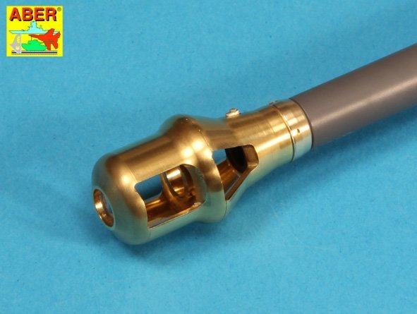 Aber 16L-08 Frein de bouche ancien pour le canon des premiers chars Tiger I et Tiger II (tourelle Porsche) / Frein de bouche ancien pour le canon de 8,8 cm des Tiger I et Tiger II (tourelle Porsche) allemands, échelle 1/16 – image 9