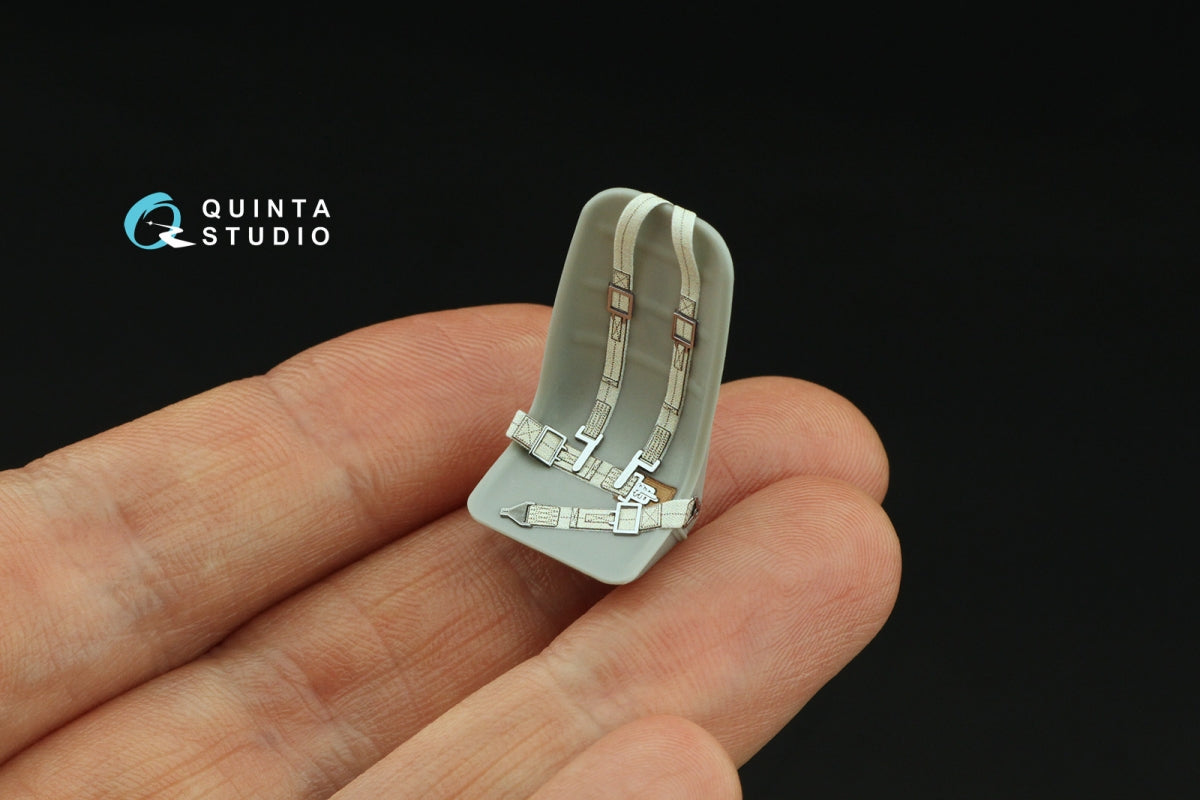 Ceintures de sécurité pour avions de chasse américains de la Seconde Guerre mondiale Quinta Studio QR+32034 (avec boucles métalliques) (Tous les kits) 1/32 – Bild 6