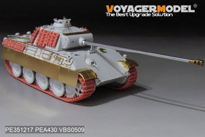 Maquette Voyager PE351217 Panther G allemand de la Seconde Guerre mondiale, version de base (pour MENG TS-052) 1/35 – image 2