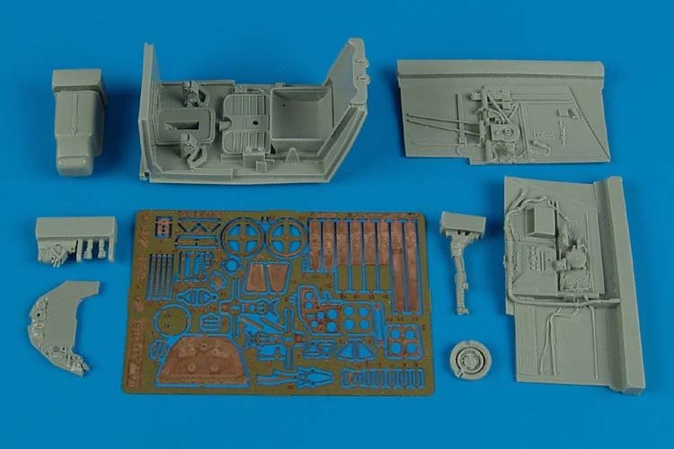 Ensemble de cockpit Aires 2144 Bf 109F-2/F-4 au 1/32 Trumpeter