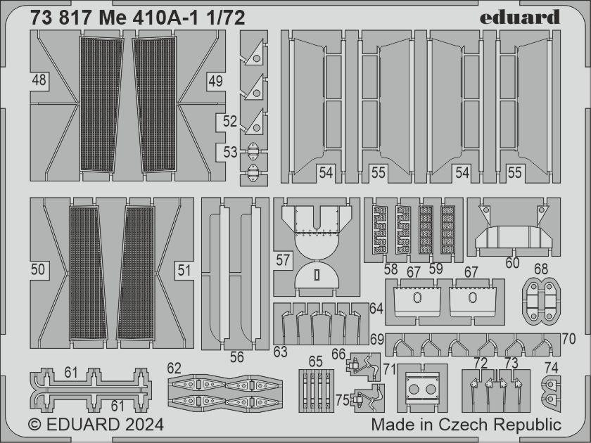Eduard 73817 Me 410A-1 AIRFIX 1/72 – zdjęcie 2
