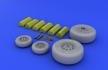 Eduard 632006 F-4J/ S wheels 1/32 TAMIYA – zdjęcie 3