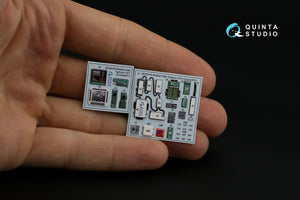 Intérieur imprimé en 3D et coloré sur papier décalcomanie (Zvezda) Quinta Studio QD35079 K-4386 Typhoon VDV 1/35 – immagine 12