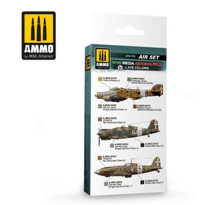 AMMO of Mig Jimenez 7238 WWII Regia Aeronautica – Late Colors Set 6x17ml – zdjęcie 2
