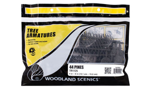 Troncs d&amp;#39;arbres Woodland Scenic WTR1125 10-15 cm - 44 pièces. – image 2