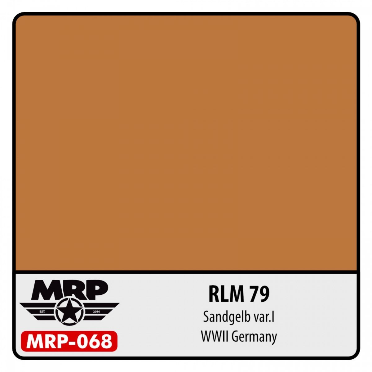 Peinture MR. Paint MRP-068 RLM 79 Sandgelb I. Peinture allemande de la Seconde Guerre mondiale, 30 ml