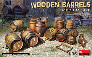 MiniArt 35630 Barils en bois. Taille moyenne 1/35