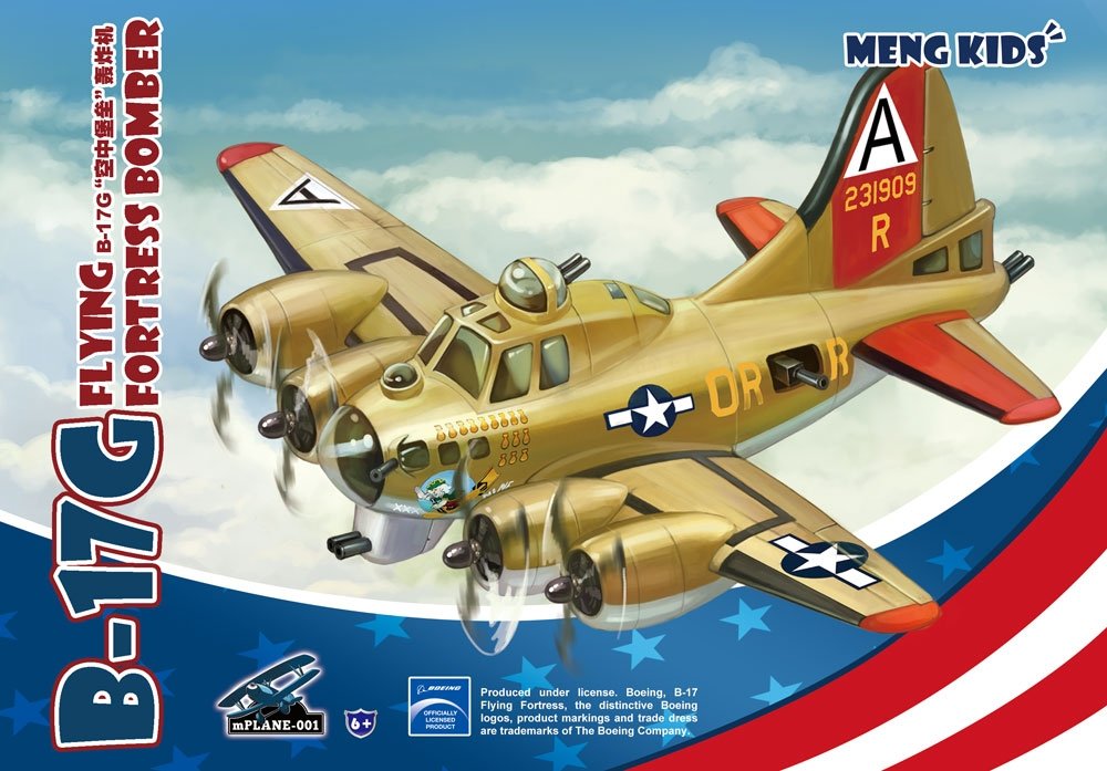 Maquette Meng mPLANE-001 Bombardier Flying Fortress B-17G