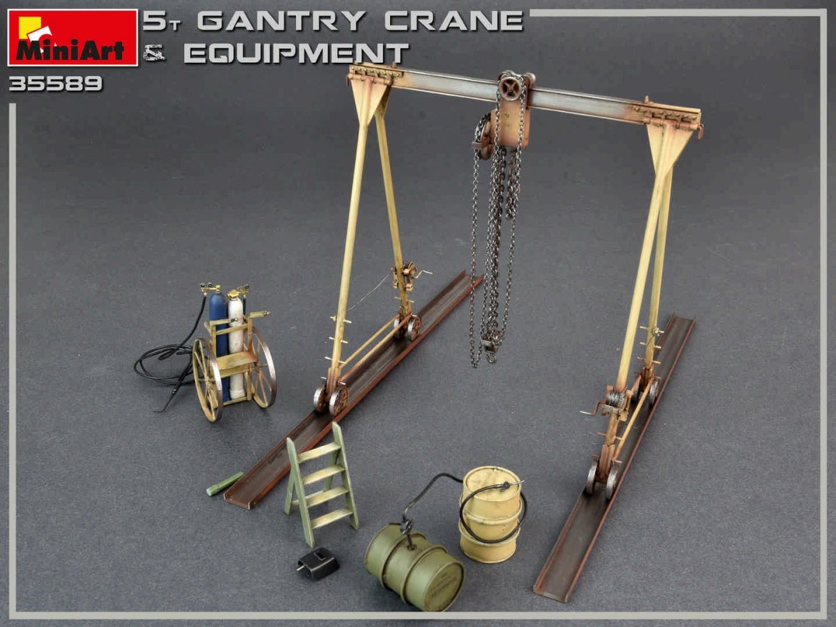 MiniArt 35589 Grue portique de 5 tonnes et équipement 1/35 – Bild 2