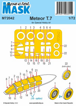 Masque Meteor T Mk.7 Special Hobby M72042 SPH 1/72