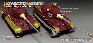 Maquette Voyager PE35892 Tigre royal allemand de la Seconde Guerre mondiale, version finale pour MENG 1/35 – immagine 10