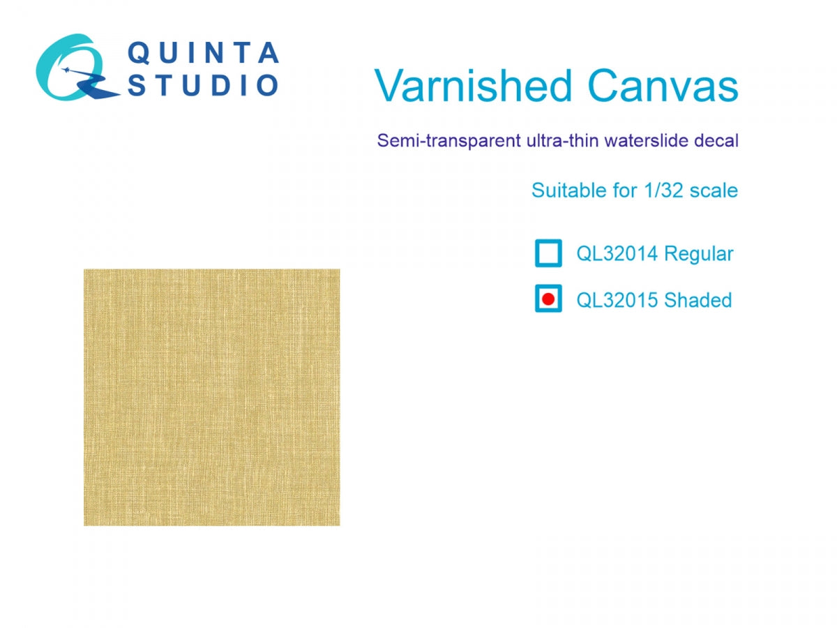 Quinta Studio QL32015 Varnished Canvas, shaded 1/32