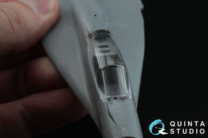Quinta Studio QC72002 MiG-29 verrière transparente thermoformée 2 pièces (pour kit Zvezda 7278, 7309) 1/72 – immagine 2